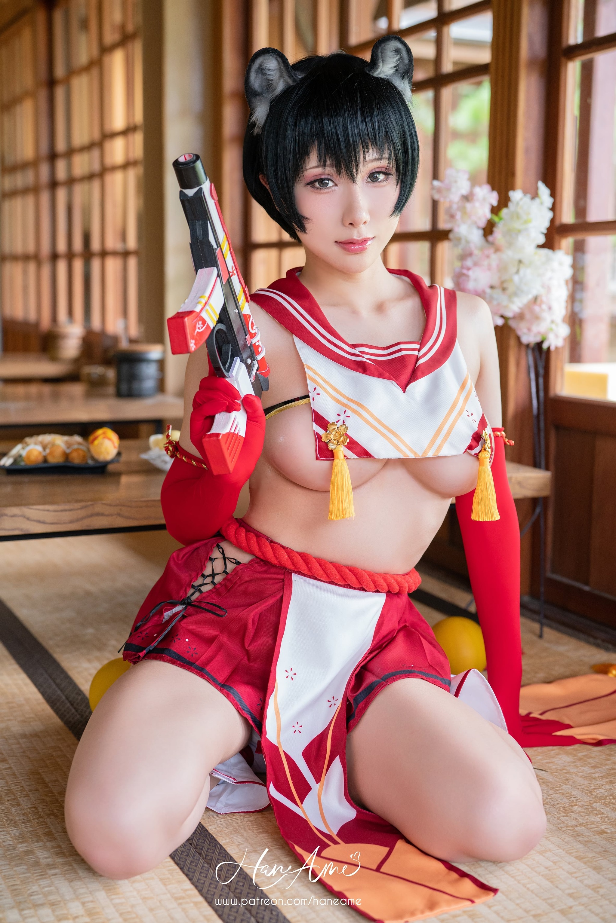雨波_HaneAme - NO.145 Tsubaki Bluearc[38P]-XikXak